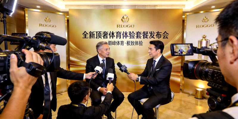 全新顶奢体育体验套餐发布会媒体采访环节